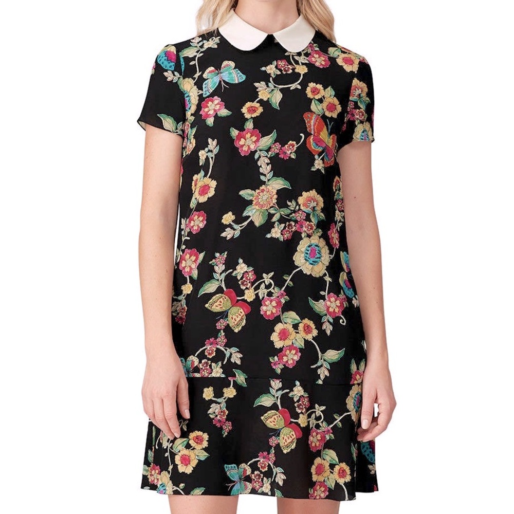 RED Valentino Flower Butterfly Dress